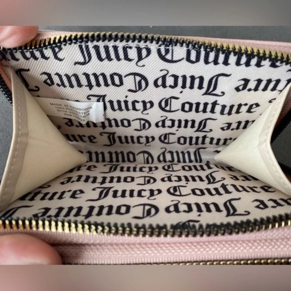 Juicy Couture Retro Velour Double Zip Wallet NWT *HP* - Picture 5 of 6